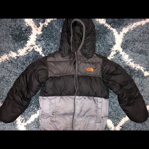 North face reversible down jacket
